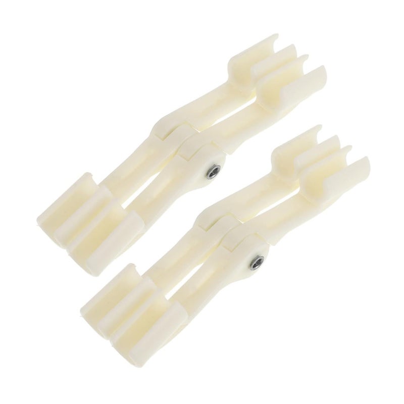 2Pcs Plastic Bed Canopy Fixator Clips For Quick Installation And Net Stabilization - Image 2