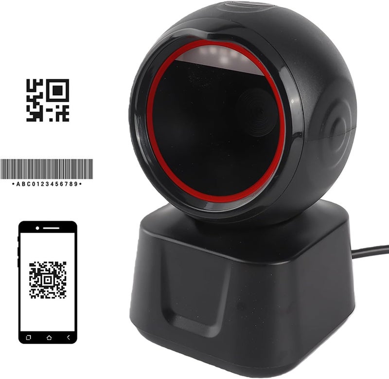 ماسح باركود سلكي عالي السرعة بقدرة تفكيك قوية لمستودعات السوبرماركت - ماسح باركود USB - Image 2
