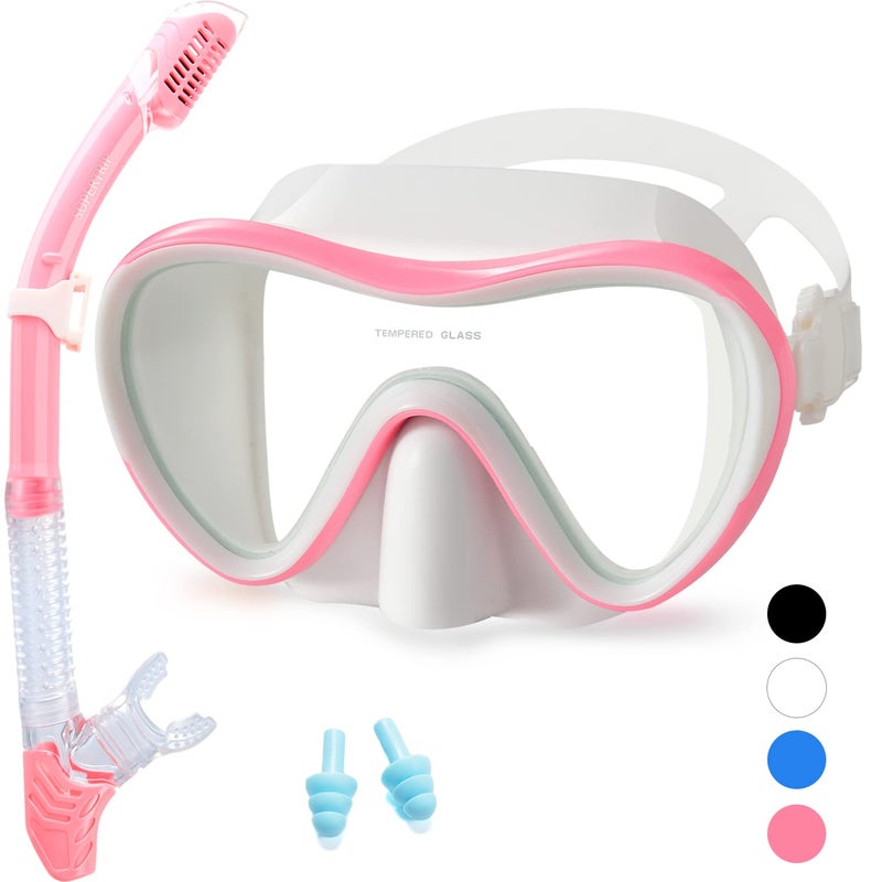 Supertrip 2024 Snorkeling Gear for Adults AntiFog Snorkel Set Tempered Glass Snorkel Mask Adult AntiLeak Snorkel Snorkeling Gear Scuba Diving Mask and Snorkel for Women Men Youth - Image 2