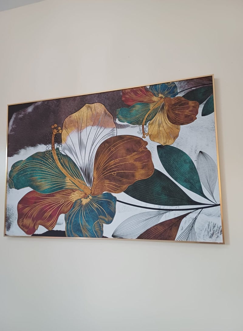Flower Wall Decor Painting 120*26*80cm - Image 3