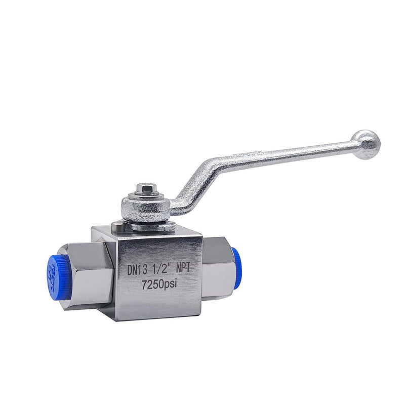 Beduan High Pressure Hydraulic Ball Valve 12 NPT Female Threaded Shut Off Ball Valve 7250 PSI 500 Bar - Image 2