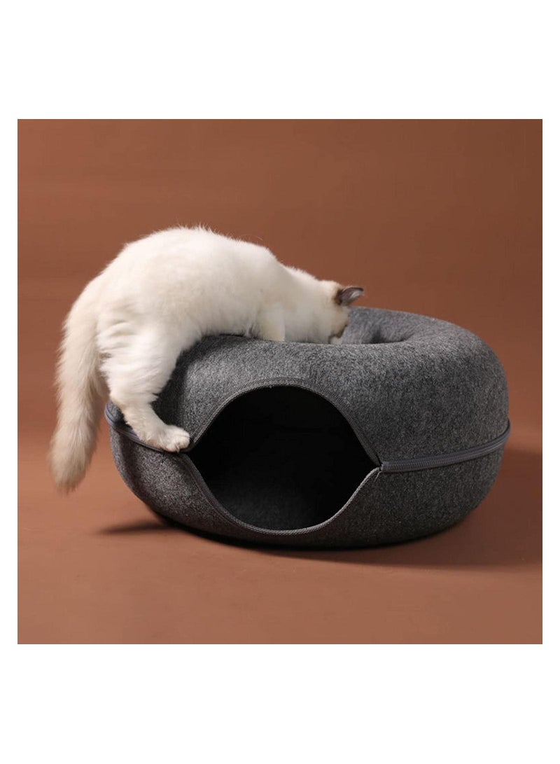 Indoor Cat Tunnel Bed for Cats and Small Pets 50x50cm - Image 3