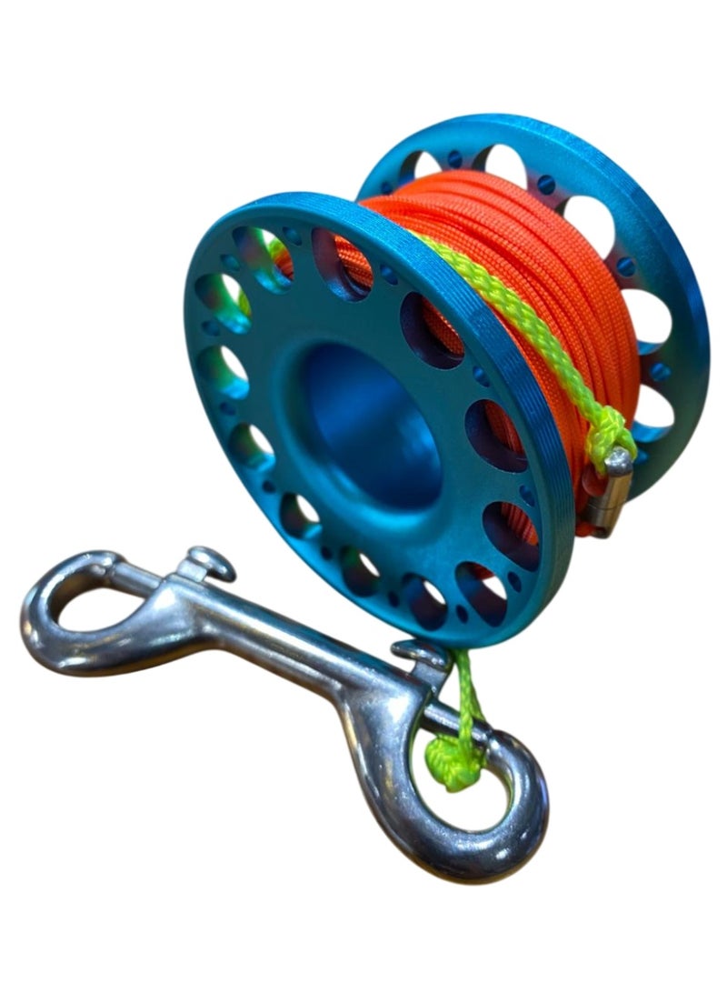 Aluminium Diving Reel SkyBlue (Flat Line) - Image 1