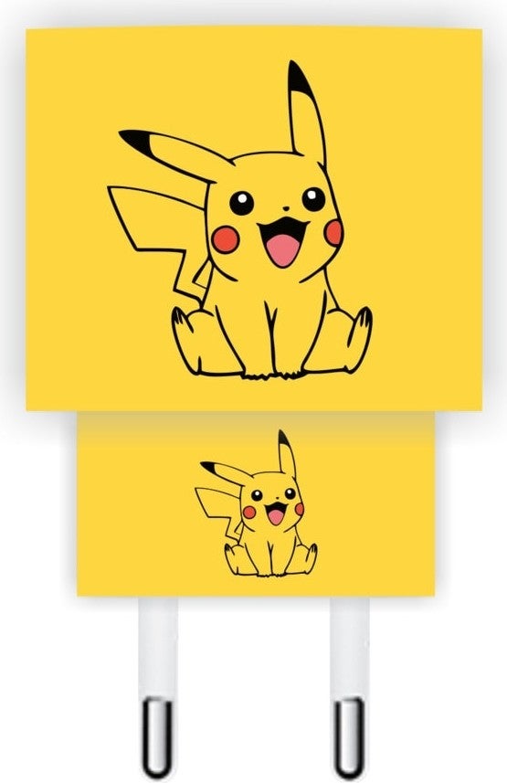 Quart Aksesuar Quart Accessory Iphone 20W Charger Cover Pikachu Charger Sticker - Image 1