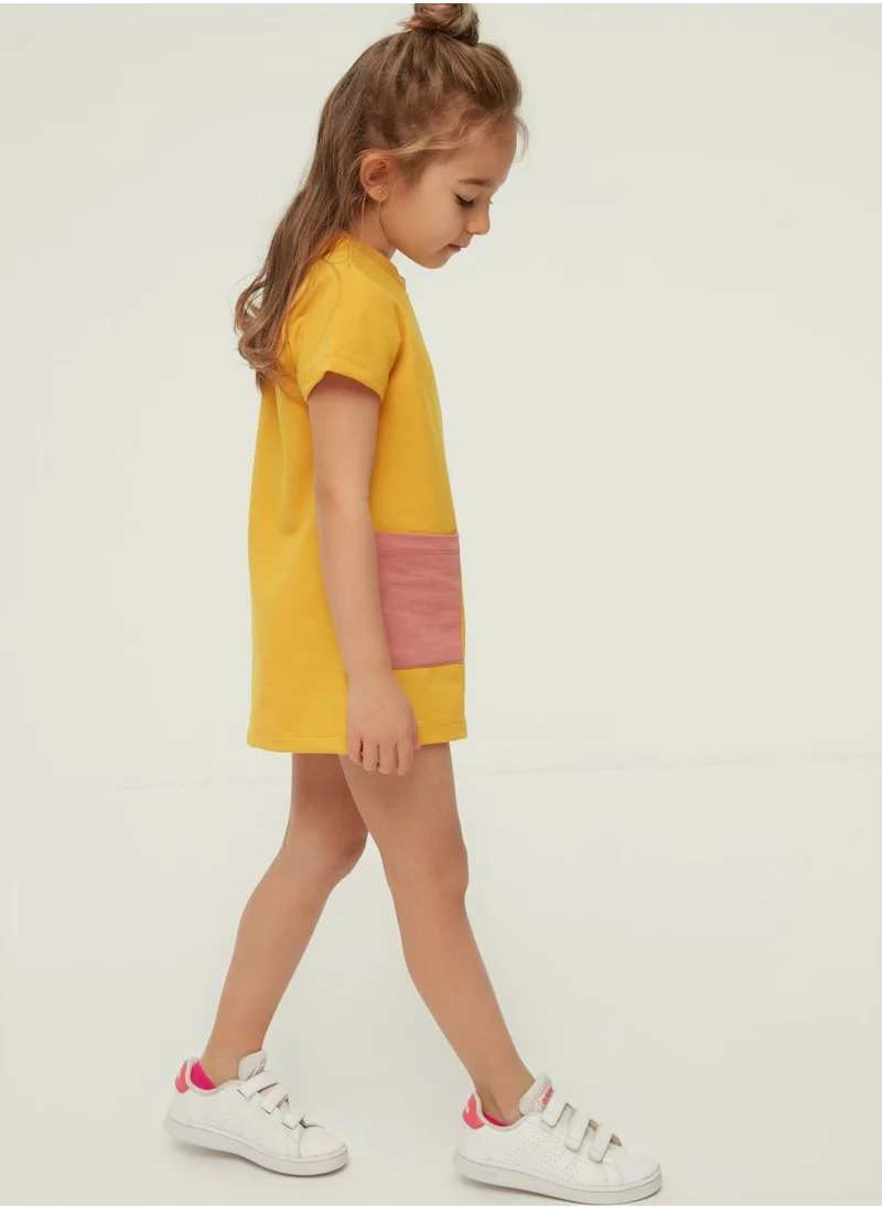 trendyol Kids Color Block Pocket Dress