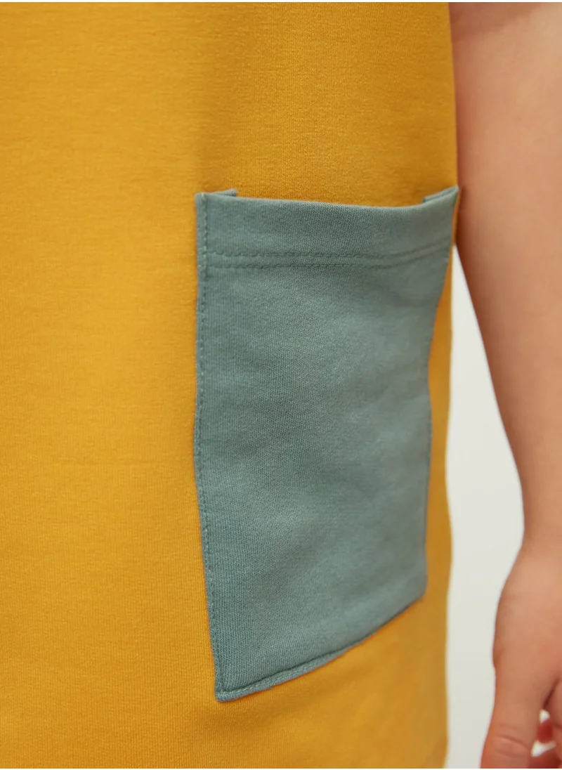 trendyol Kids Color Block Pocket Dress