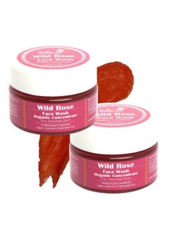 Rustic Art Organic Wild Rose Face Wash Concentrate 50gm (Pack Of 2)  - Image 1
