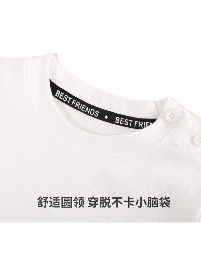 YUZHAOLIN Children'S Short Sleeve T-Shirt Summer Boys And Girls T-Shirt Nezha Clothing Basic Cotton Top For Toddlers And Kids - Image 1