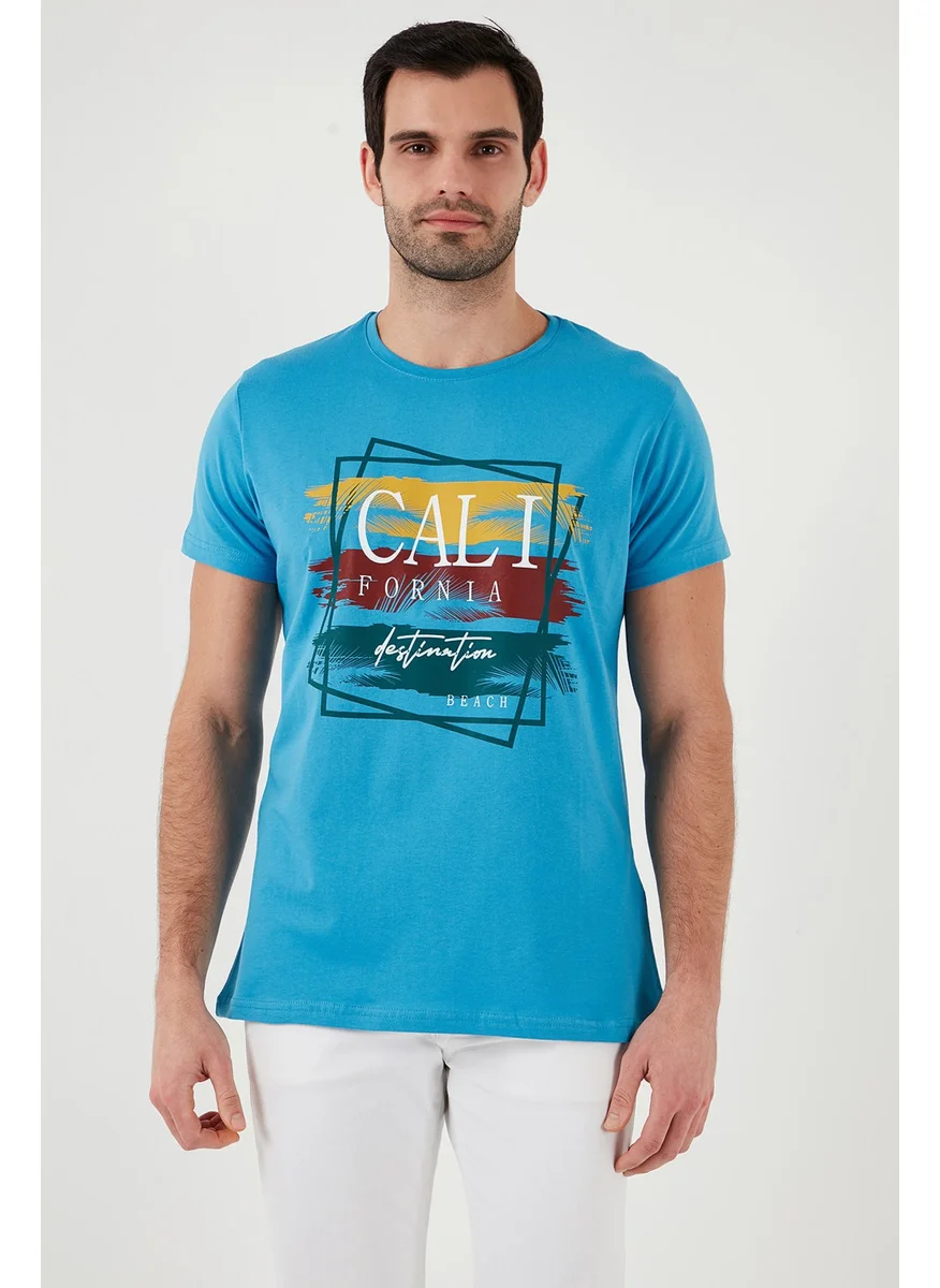 Buratti Cotton Slim Fit Crew Neck T Shirt Men's T SHIRT 541CALIFORNIA24