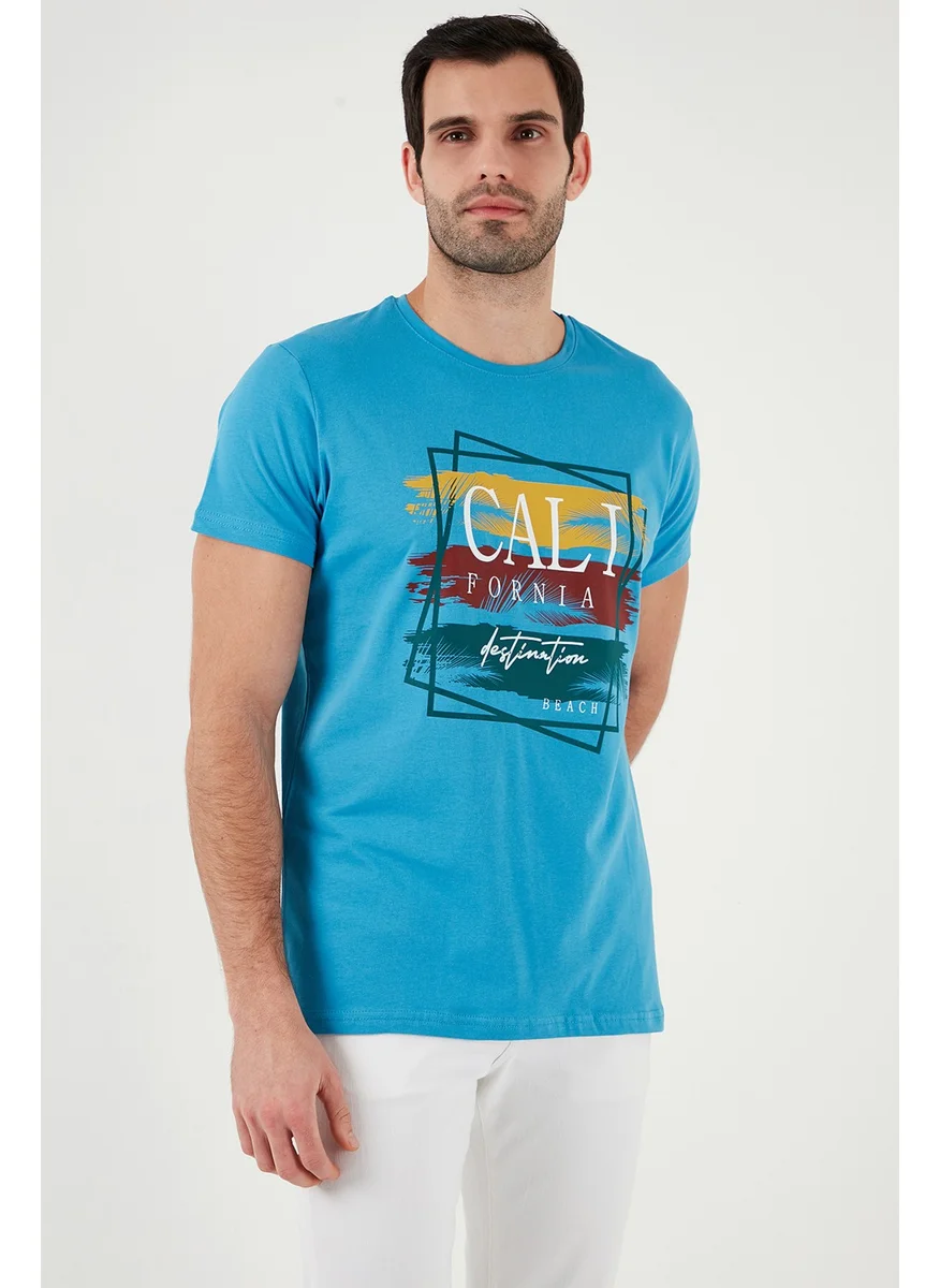 Buratti Cotton Slim Fit Crew Neck T Shirt Men's T SHIRT 541CALIFORNIA24