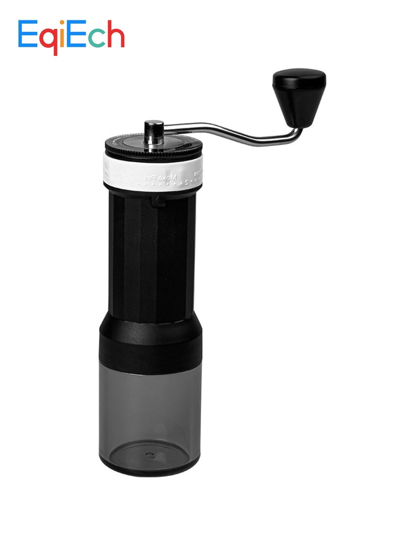 EqiEch Manual Coffee Grinder with 40 External Adjustable Settings, Portable Mini Coffee Mill with 20g Capacity,Conical Burr Coffee Grinder with Crank for Travel, Camping, Office, Espresso, Pour Over, etc  - Image 1
