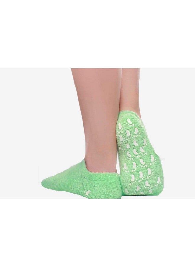 TOPHAVEN جوارب ترطيب فائقة النعومة من TOPHAVEN مع جل سبا وفيتامين E وزيوت لإصلاح البشرة الجافة والمتشققة (متعددة الألوان) - Image 3