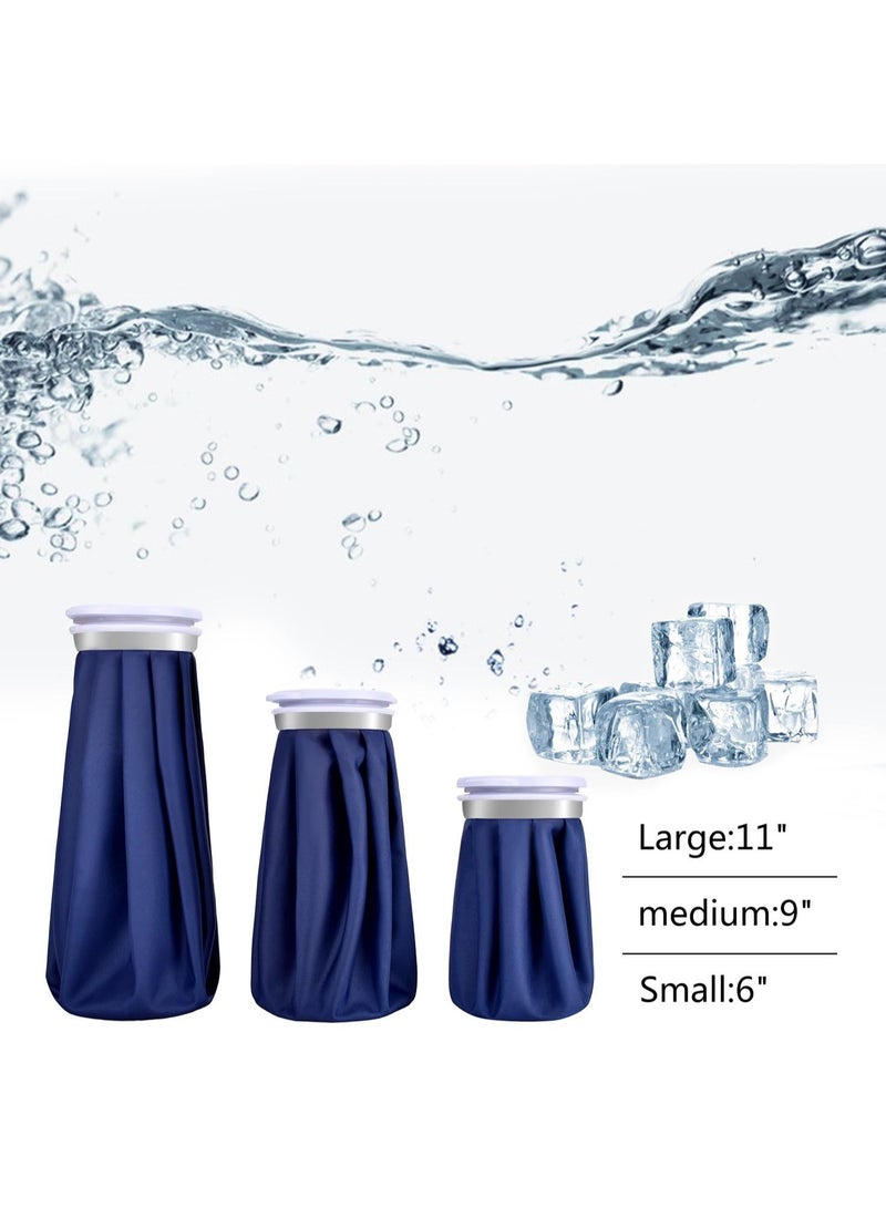 Generic elitehood Ice Cold Pack Reusable Ice Bags Hot Water Bag for Injuries, Hot  Cold Therapy and Pain Relief with Elastic Breathable Support Wrap, 4 Pack - Image 5