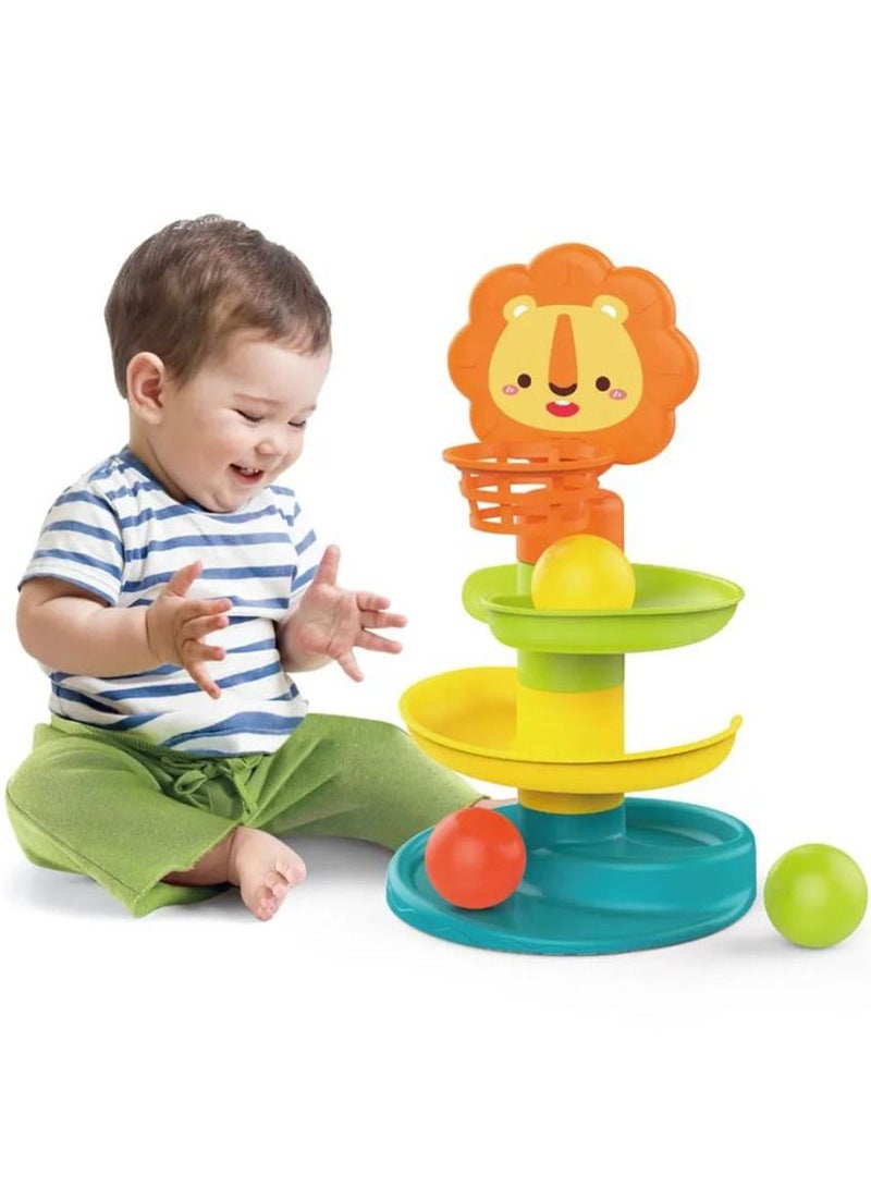 Filly ألعاب الأطفال أحجية السعادة كرة متدحرجة عالية الجودة نشاط مسار سلة الأسد كرة متدحرجة تعزز النمو - Image 1