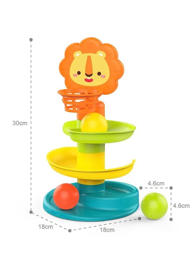 Filly ألعاب الأطفال أحجية السعادة كرة متدحرجة عالية الجودة نشاط مسار سلة الأسد كرة متدحرجة تعزز النمو - Image 3