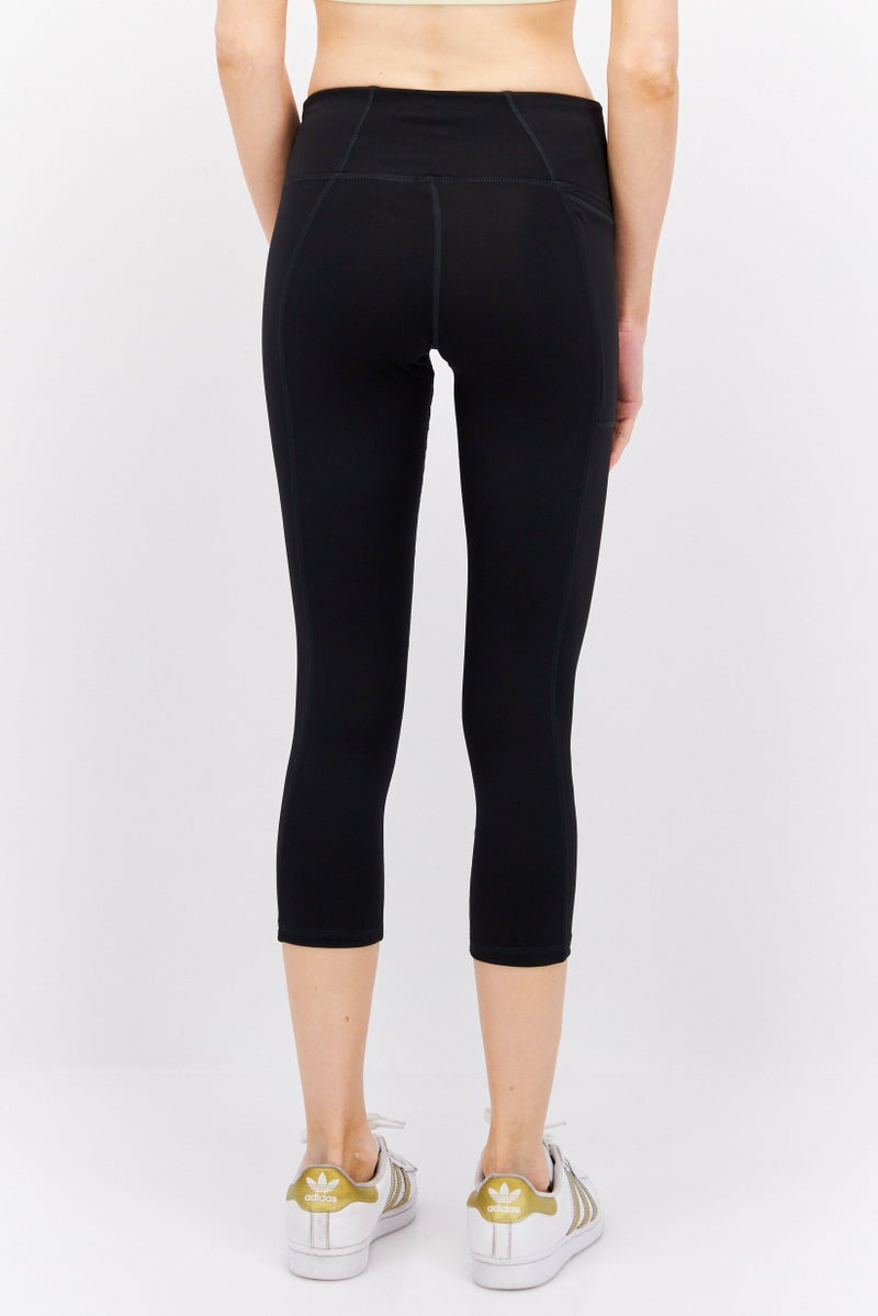 Reebok سراويل رياضية نسائية للياقة البدنية، سوداء - Image 4