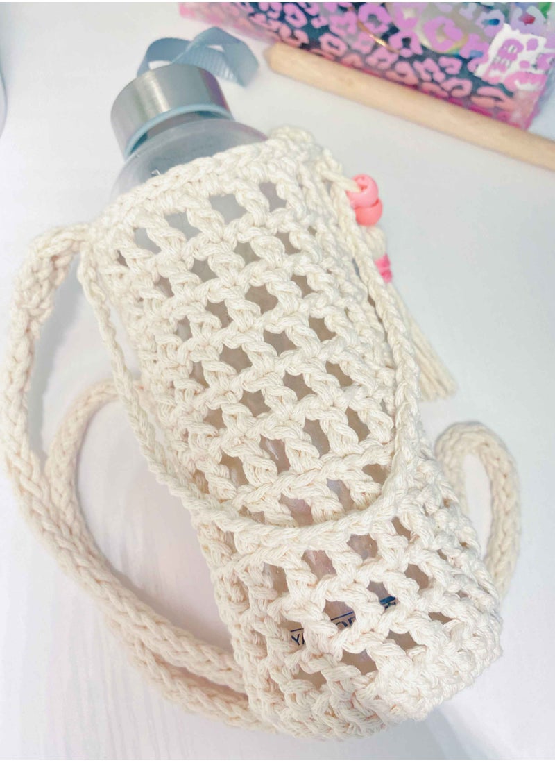 Beige Bottle Holder/Carrier, With Crossbody Strap for 500 ML Bottle (Without Bottle)) - pzsku/ZE1A5DA95FD5B90DA890CZ/45/_/1694899487/c219e926-3487-4124-ba99-9e7c3d6cbd8d