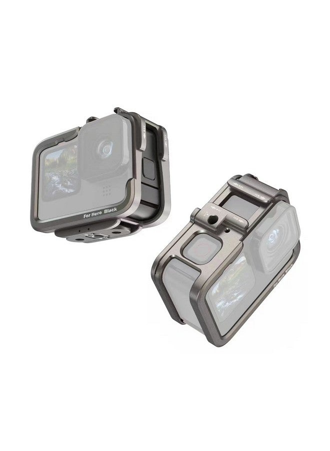 Rszfnjxry Aluminium Protective Frame For Gopro Hero11 10 9Metal Durable Housing Cage With Sliding Coverweighing Only 48G  - Image 1