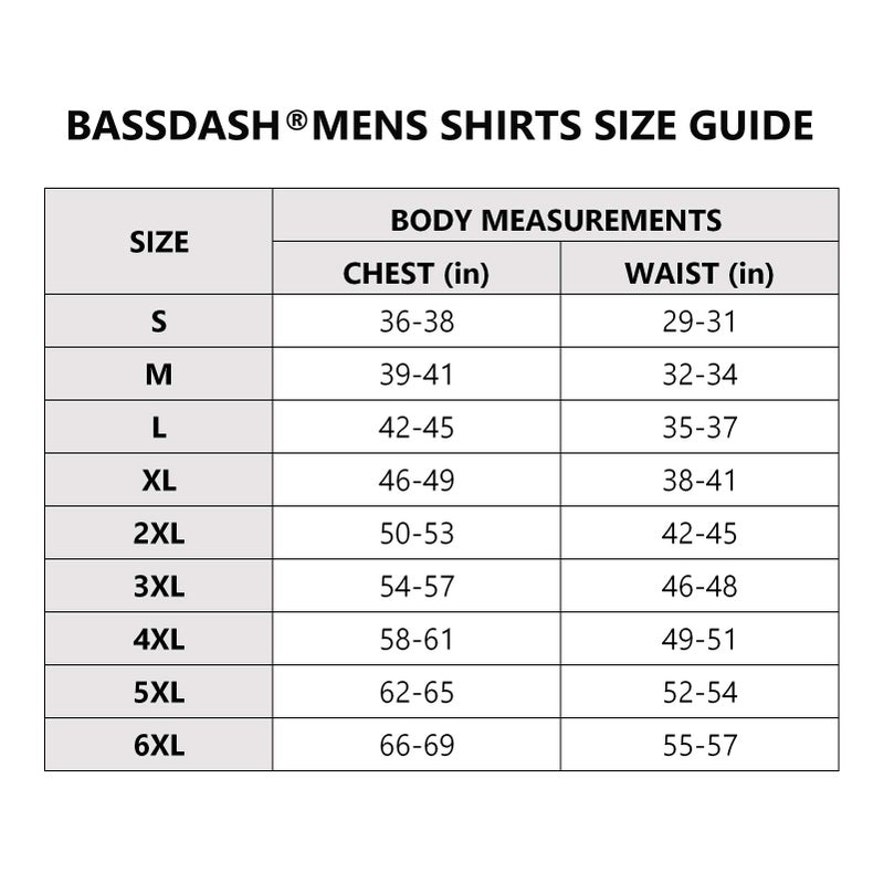 BASSDASH Fishing T Shirts for Men UV Sun Protection UPF 50+ Long Sleeve Tee T-Shirt - Image 3
