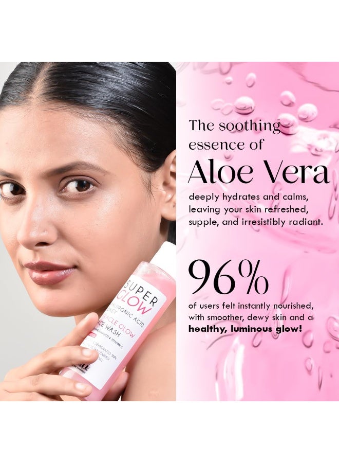AULI LIFESTYLE Super Glow Face Wash for All Skin Types | Hyaluronic Acid and Sandalwood | Boosts Hydration and Removes Stubborn Tan, for Glowing, Even Skin - 120ml - Image 5