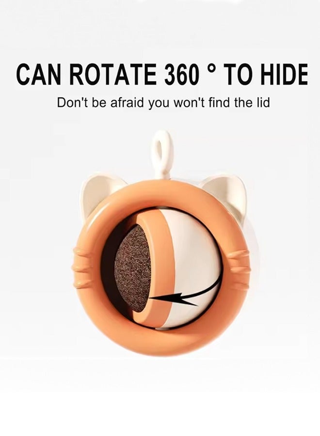 Cat Toys Cat Licking Fun Catnip Balls Self-Happy Boredom Relieving ，Wall Stick-on Toy Scratcher Treats Healthy Natural Removes Ball to Promote Digestion Cat Grass Snack Cat Supplies Molars Teasing Cat Toys 1 pc（random color） - Image 3