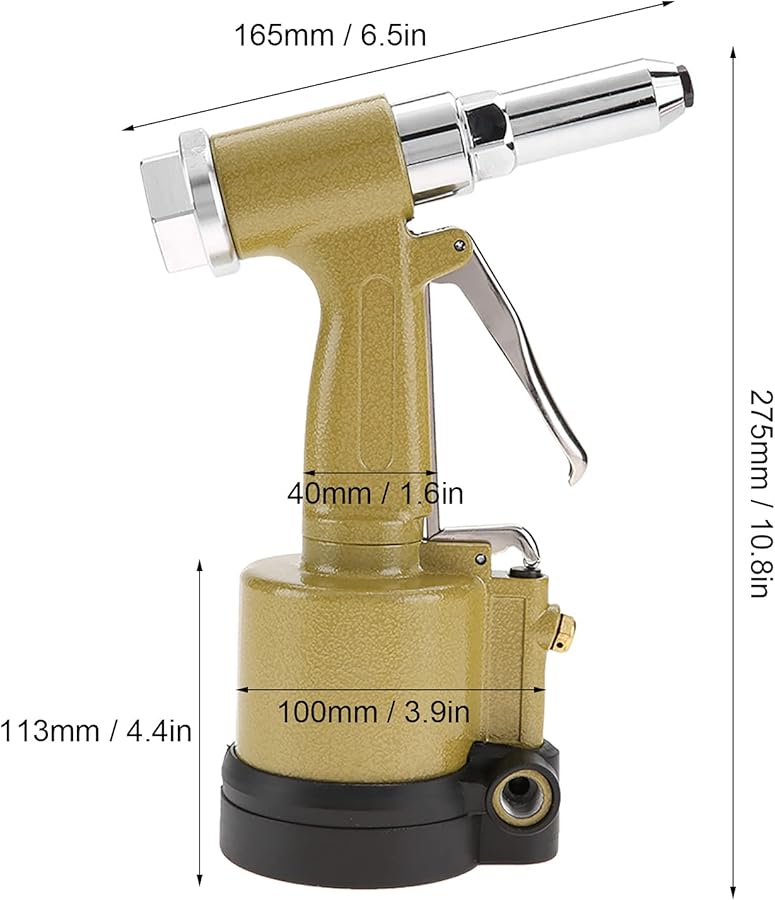 مسدس الرش الهوائي مجموعة أدوات مطرقة الرش الهوائية مقاس جا لمجالات التصنيع - Image 4