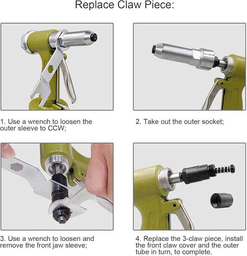 مسدس الرش الهوائي مجموعة أدوات مطرقة الرش الهوائية مقاس جا لمجالات التصنيع - Image 5