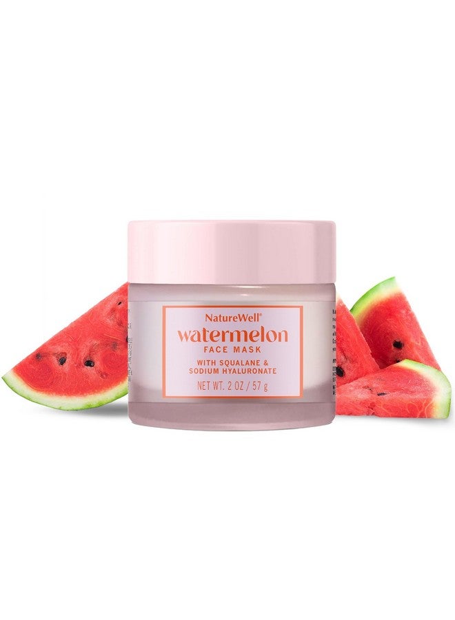 NATURE WELL Watermelon Face Mask Enriched With Hydrating Watermelon Fruit Water & Plantderived Squalane Promotes A Radiant & Moisturized Complexion 2 Oz Each (Pack Of 2) - Image 2