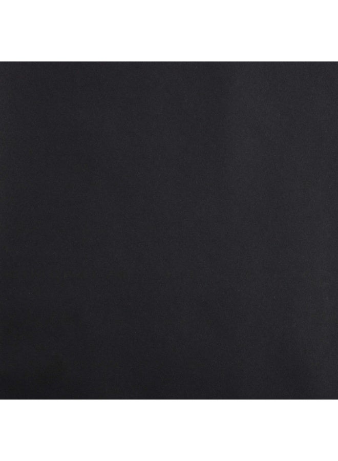 Gift Wrap - Matte Wrapping Paper - 25 Sq Ft Per Roll - Matte Black - 2 Pack