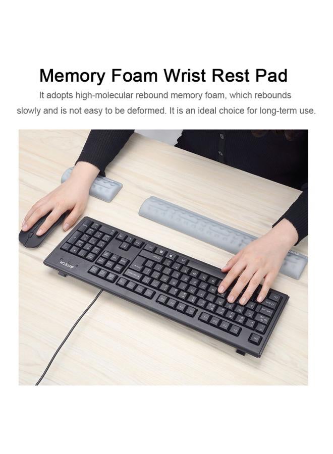 BUBM Memory Foam Wrist Rest Pad Grey - Image 2