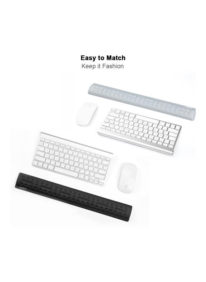 BUBM Memory Foam Wrist Rest Pad Grey - Image 4