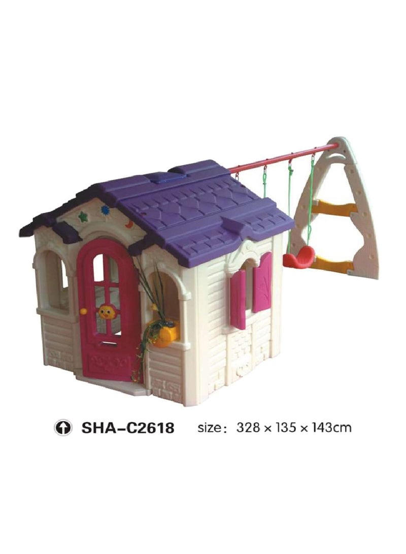 ميتس Myts Barnyard Bliss Mega Kids Farm Hut Swing - Image 1