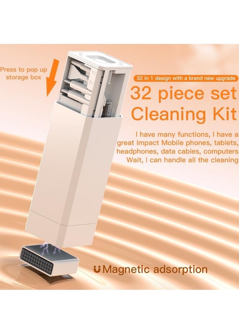 Keyboard Cleaning Kit, 32-in-1 Laptop Cleaning Kit, for Smartphones, iPads, Headphones, Cameras, Monitors - Image 4