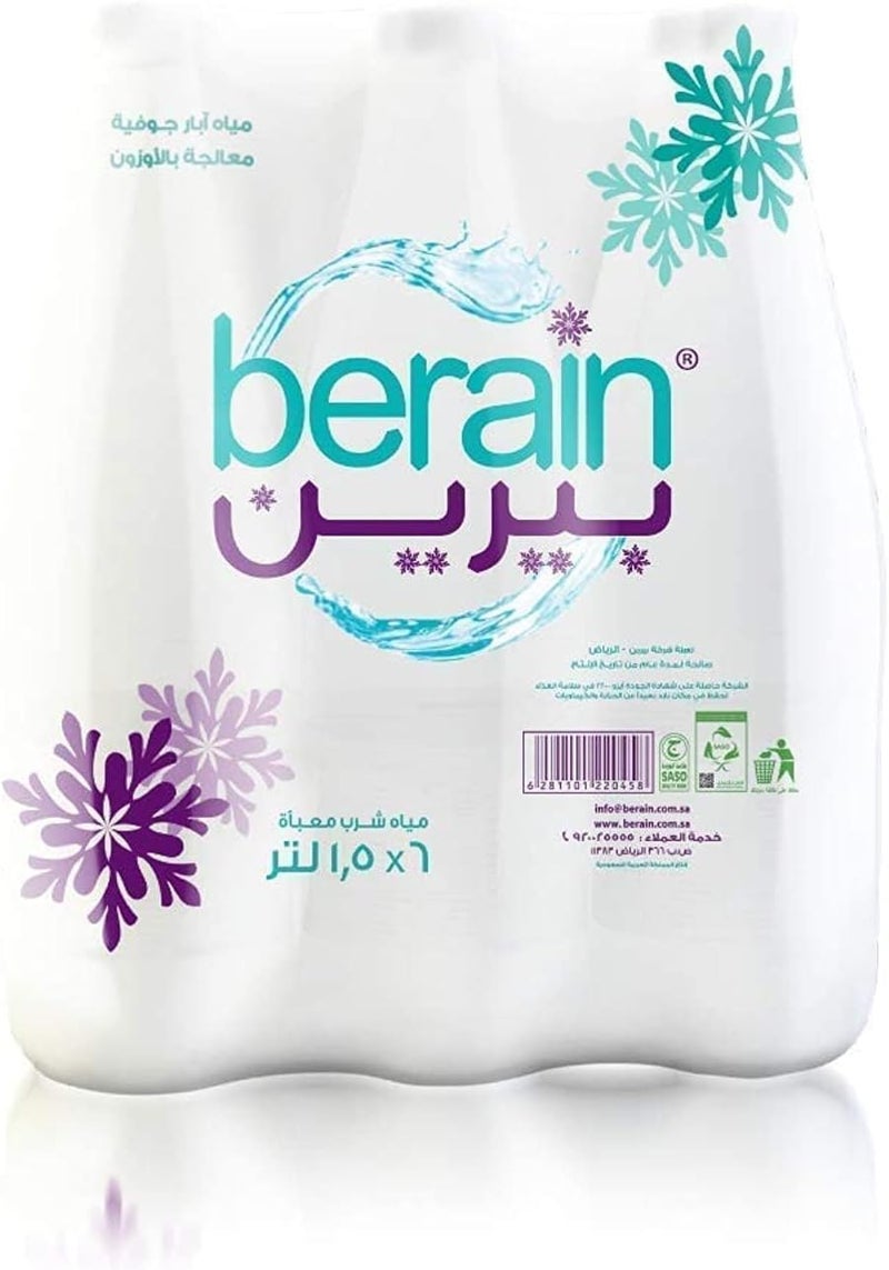 Water Bottle - Size 6×1.5 Liters