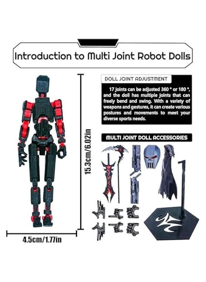 (Assembly Completed Figure T13, 3D Printed Figurines, Dummy 13 Figure, Titan for Collector's Desk Decorations - Image 2