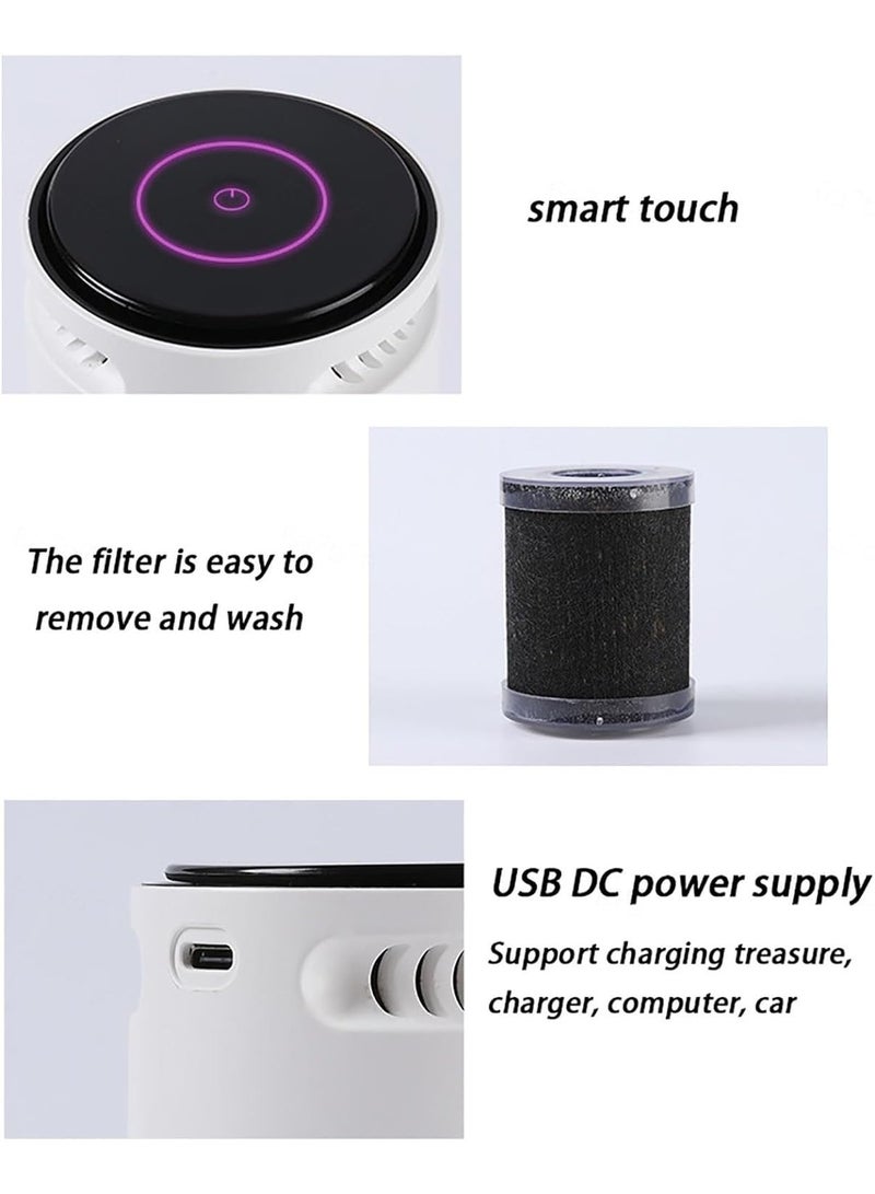 عام منقي الهواء لغرفة النوم والمنزل مع مرشح H13 HEPA، منقي هواء أيوني محمول للحيوانات الأليفة والحساسية والدخان والغبار والعفن وحبوب اللقاح، خالٍ من الأوزون. - Image 3