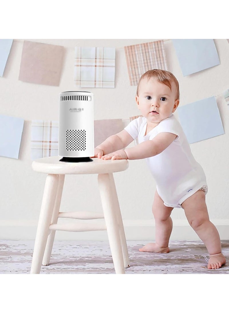 عام منقي الهواء لغرفة النوم والمنزل مع مرشح H13 HEPA، منقي هواء أيوني محمول للحيوانات الأليفة والحساسية والدخان والغبار والعفن وحبوب اللقاح، خالٍ من الأوزون. - Image 2