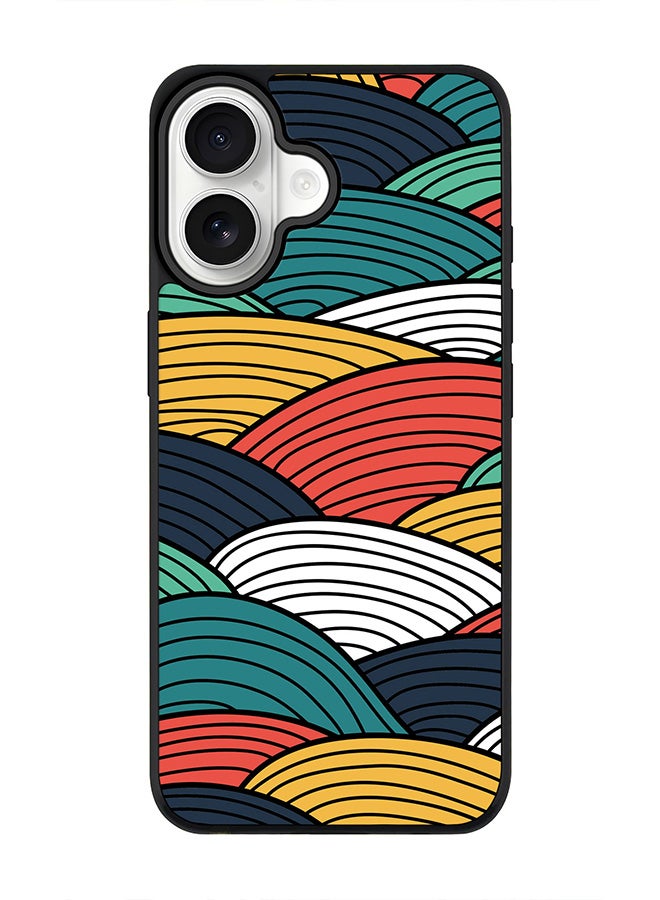 Stylizedd iPhone 17 Case, [Compatible with MagSafe] Slim Magnetic cover Phone Case iPhone 17 -Woven Colors - Image 1