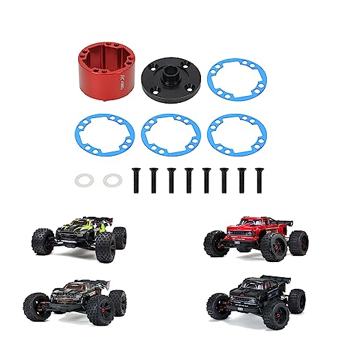 RCAWD Metal Diff Case Set ARA310975 for Arrma Kraton 8S Outcast 8S BLX Upgrade Parts - Image 1