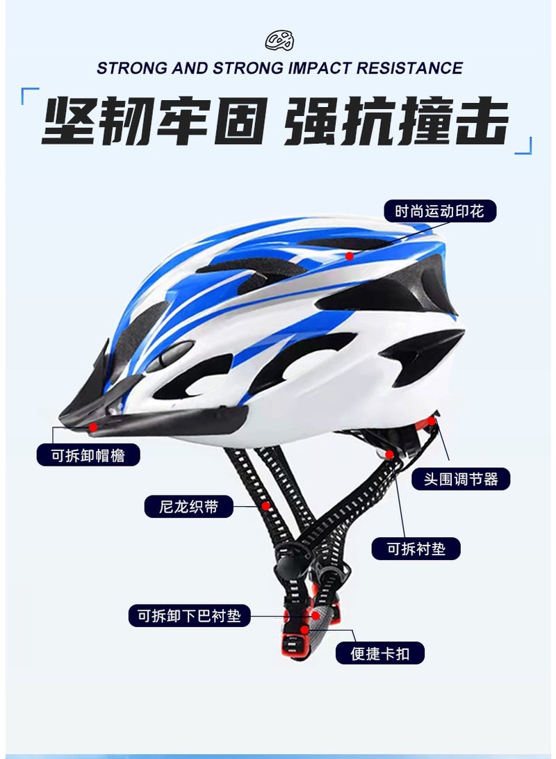 Beone Adjustable Bike Helmet 18 Vents Ultralight Integrally Molded 220g for Adult Men Women Outdoor Riding - Image 3