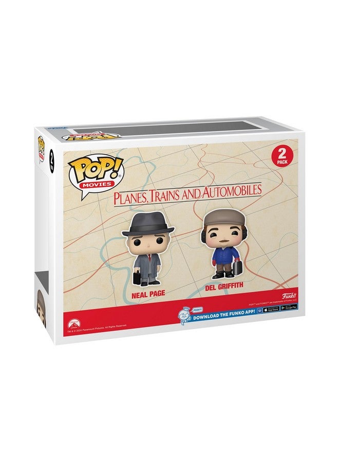 Funko POP Movies: Planes, Trains and Automobiles - Neal and Del, 2-Pack - Planes, Trains and Automobiles - Collectable Vinyl Figure - Gift Idea - Official Merchandise - for Kids & Adults - Movies Fans - Image 3
