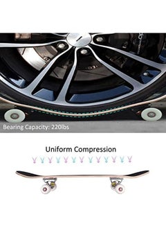 Arabest Beginner Adult Youth Children Boys Girls Skateboard 31"x8" Standard Complete Skateboard Maple Double Kick Concave Skateboard  - Image 3