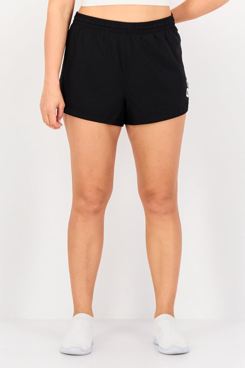 Reebok شورتات تدريب مريحة للنساء، أسود - Image 1