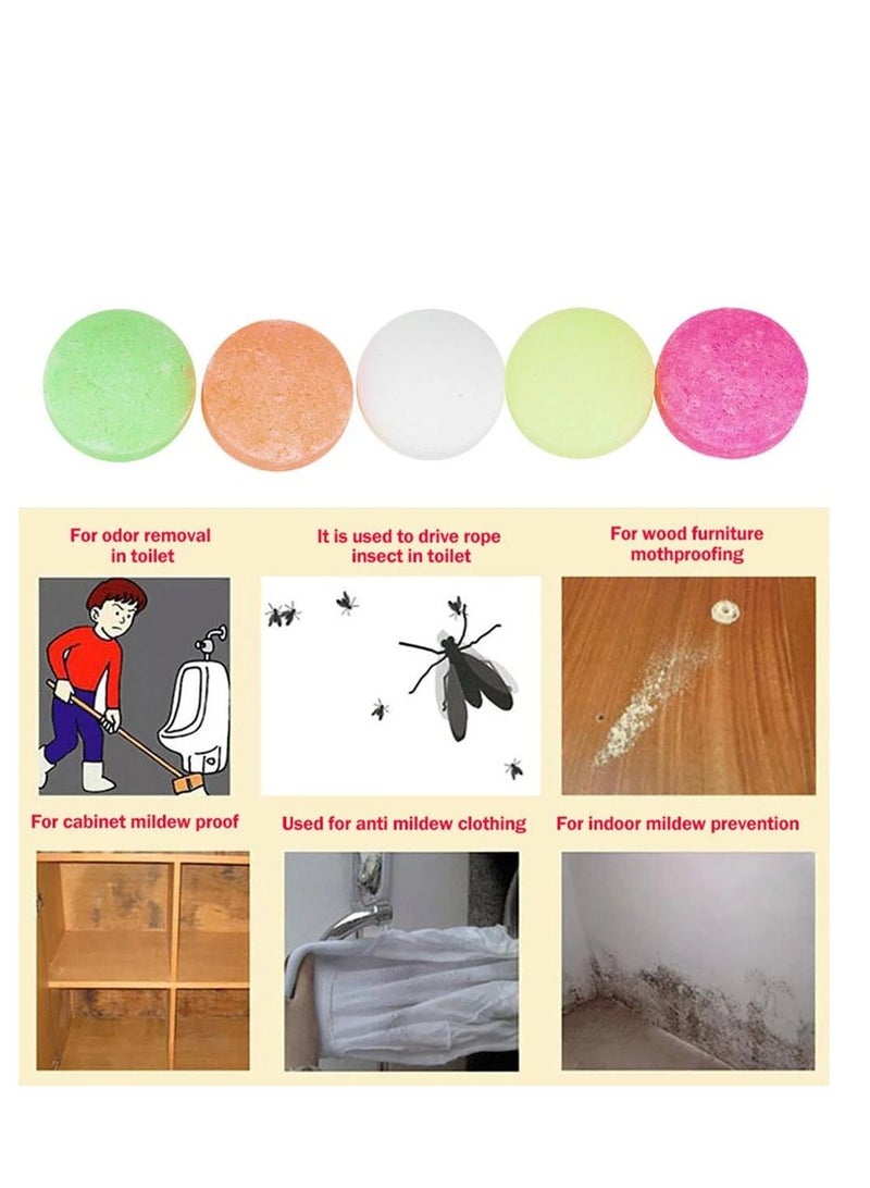 Generic RUSH DEER  Camphor Ball Wardrobe Clothing Shelves Cabinet Anti mite Deodorant Cockroach Killer MULTICOLOUR Bait 450 gm  - Image 2