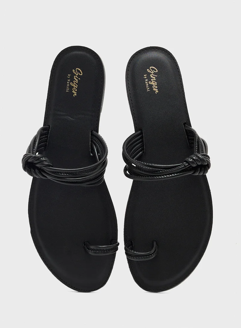 Ginger Casual Toe Post Sandal