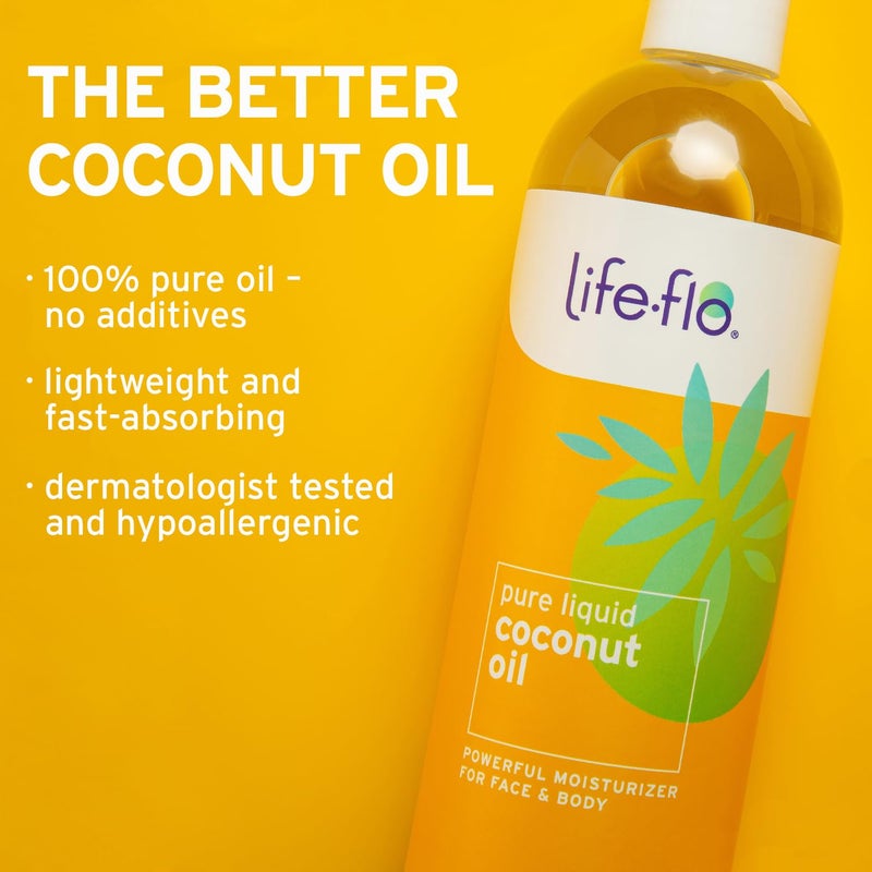 LIFE-FLO Carrier Oil | 16oz (Fractionated Coconut Oil) - Image 3