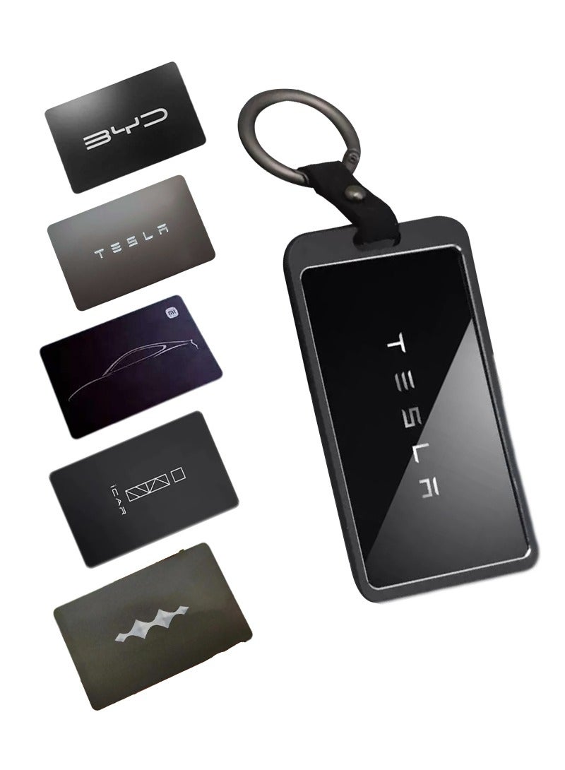 Car key card package, aluminum alloy protective sleeve, all-inclusive anti-slip and fall-resistant high-end, suitable for most car models. - Image 1