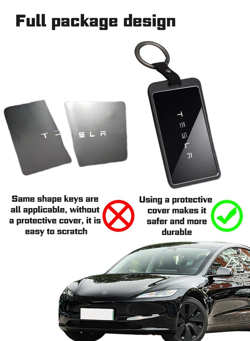 Car key card package, aluminum alloy protective sleeve, all-inclusive anti-slip and fall-resistant high-end, suitable for most car models. - Image 3