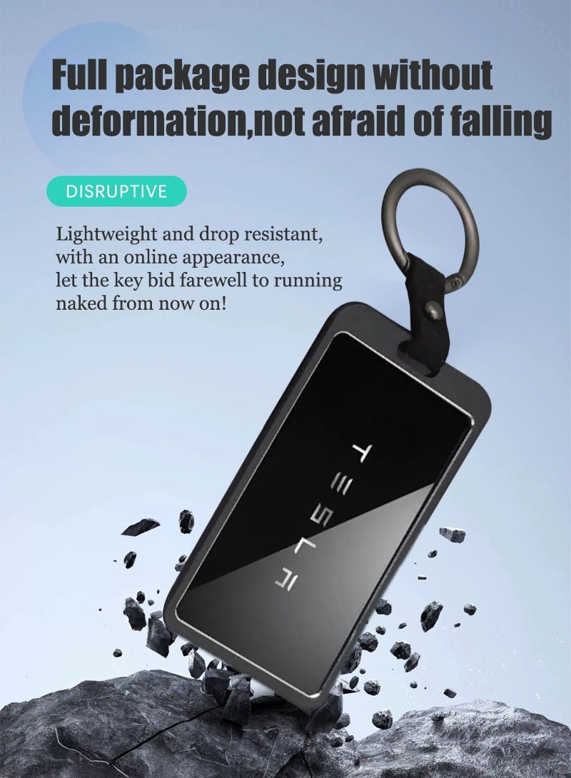 Car key card package, aluminum alloy protective sleeve, all-inclusive anti-slip and fall-resistant high-end, suitable for most car models. - Image 4
