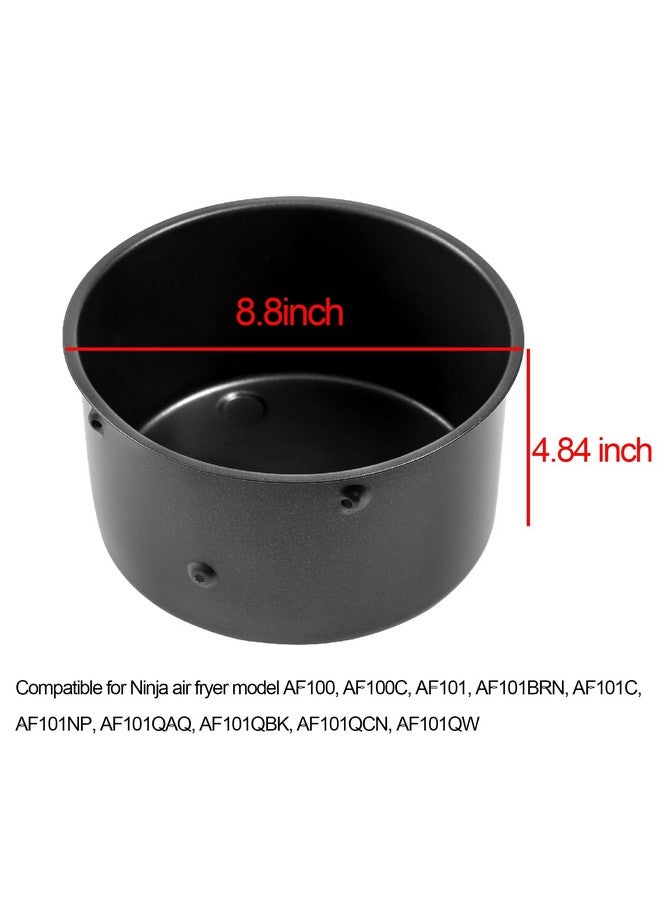 Croask Replacement Air Fryer Basket for Ninja AF101 AF100 AF100C AF101BRN AF101C AF101NP AF101QAQ AF101QBK,Air Fryer Accessories and Replacement Parts,4QT Capacity  - Image 2